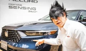 Kỹ sư của Honda gây chú ý vì kiểu tóc như nhân vật hoạt hình