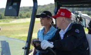 Kai Trump kể chuyện chơi golf với ông nội